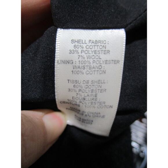 Rebecca Taylor Black Wool Blend Tweed Raw Hem Fit & Flare Miniskirt Women Sz 2 - Picture 7 of 7